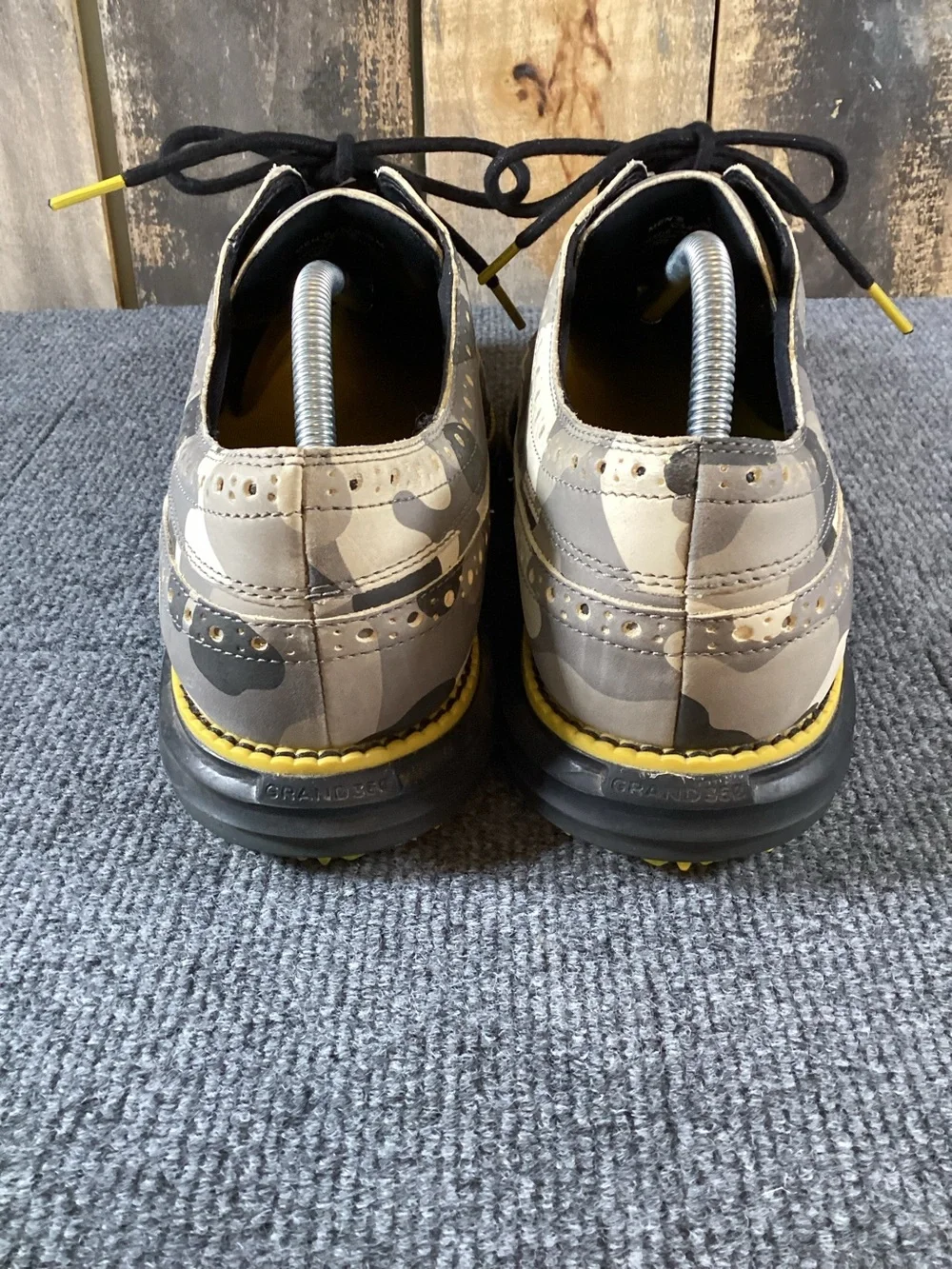 Cole Haan Original Grand 360 wingtip camo golf shoes men’s size 10.5